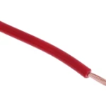 4mm.sq S/Core PVC Cable (Ref 6491X) Red