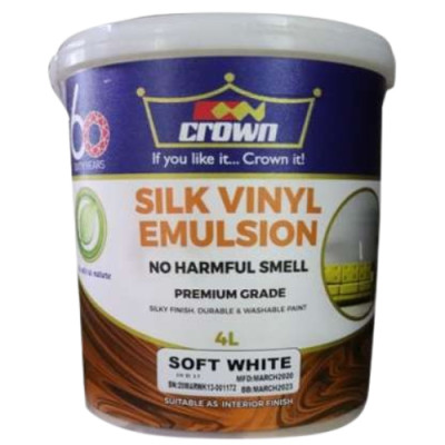 crown silk vinyl emulsion soft white